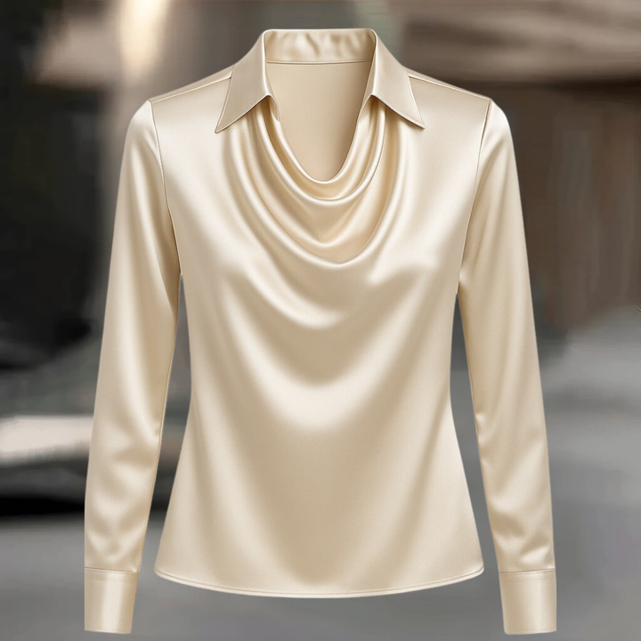 Fiona-Elegant Satin Blouse