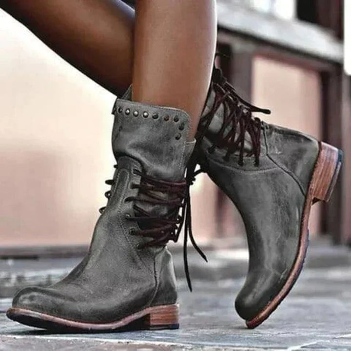 Mia-Stylish Leather Boots