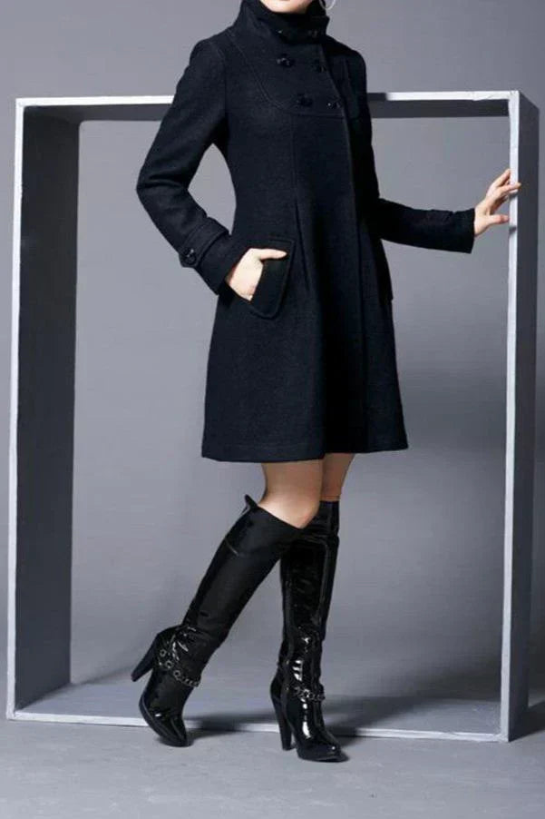 Matilda | Elegant Button-Front Coat